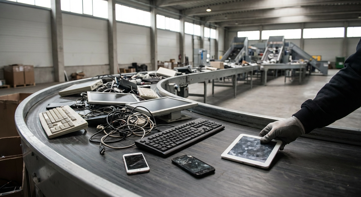 32 kilo per Europeaan per jaar — en waar die elektronica naartoe gaat als je hem niet meer wilt