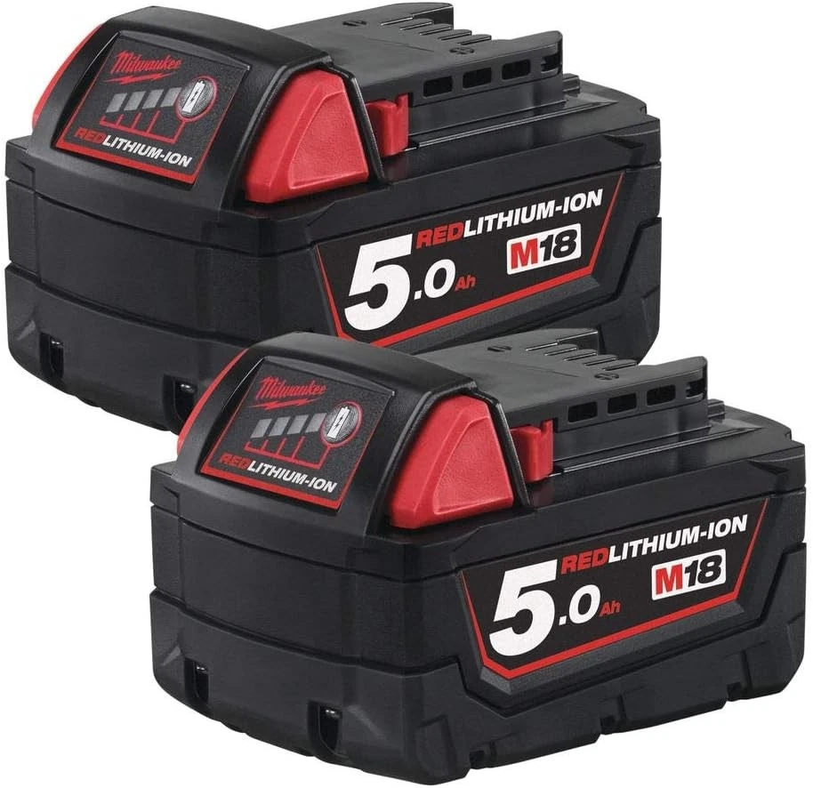 Milwaukee M18 B5 Accu Twin Pack - 2x 5.0Ah 18V