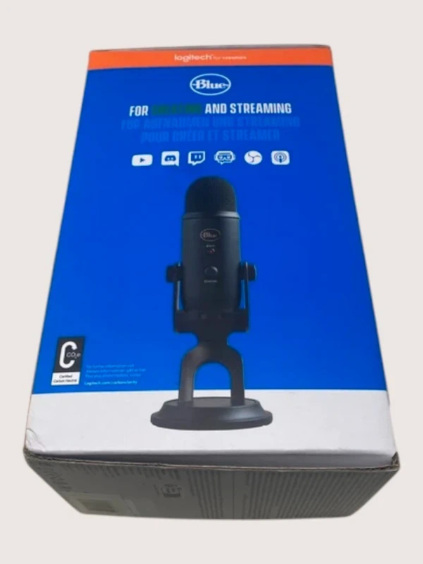 Blue Yeti USB Microfoon - Blackout - Studio Kwaliteit