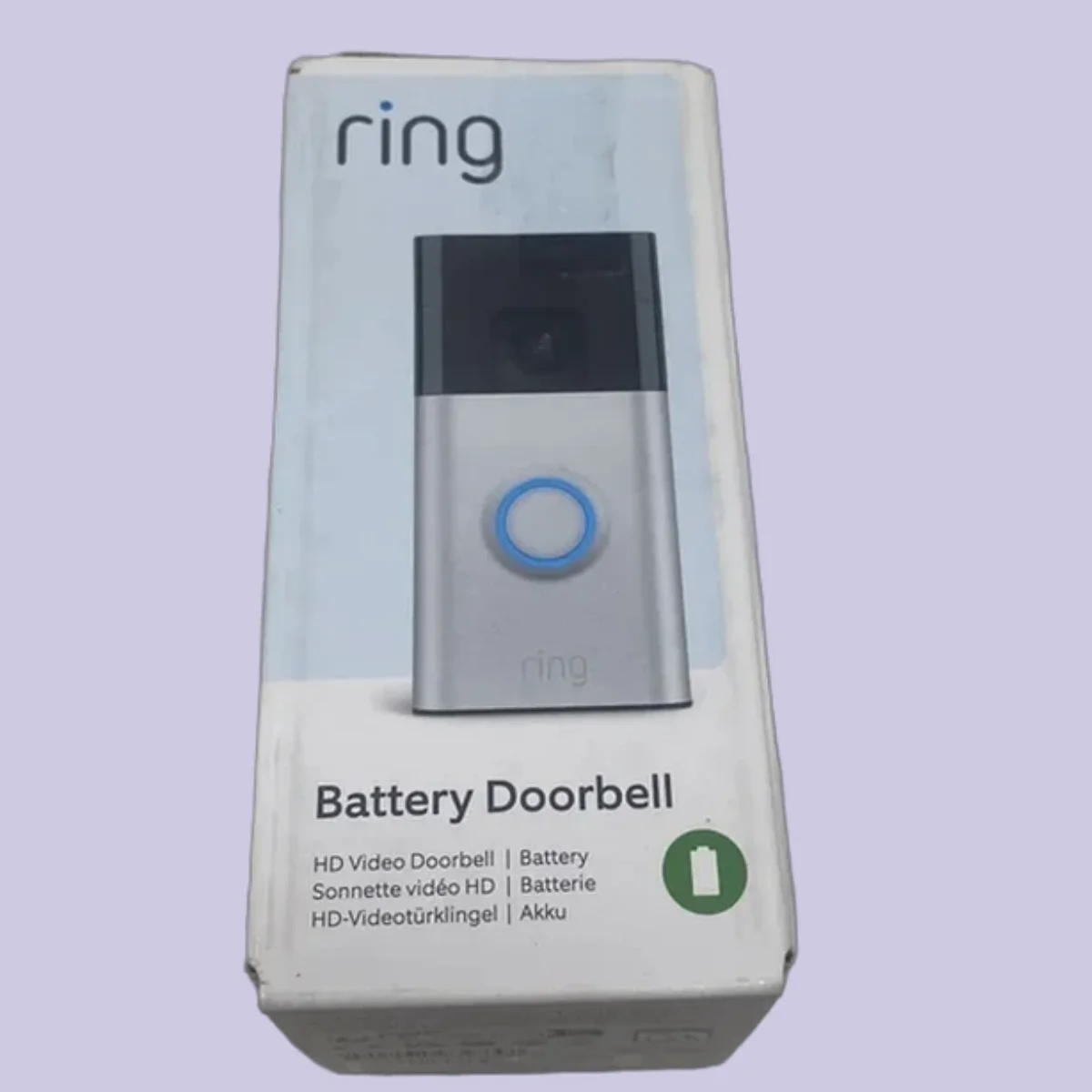 Ring Battery Video Doorbell Draadloos 1440p HD Video Zilver