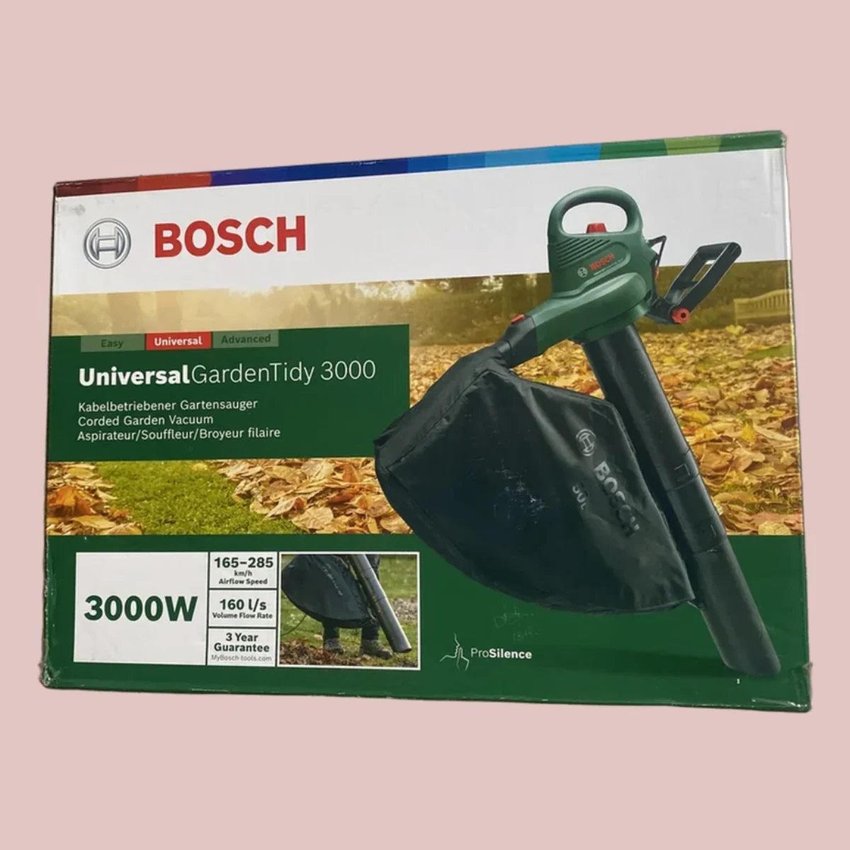 Bosch UniversalGardenTidy 3000 Bladblazer op Snoer 3000 W