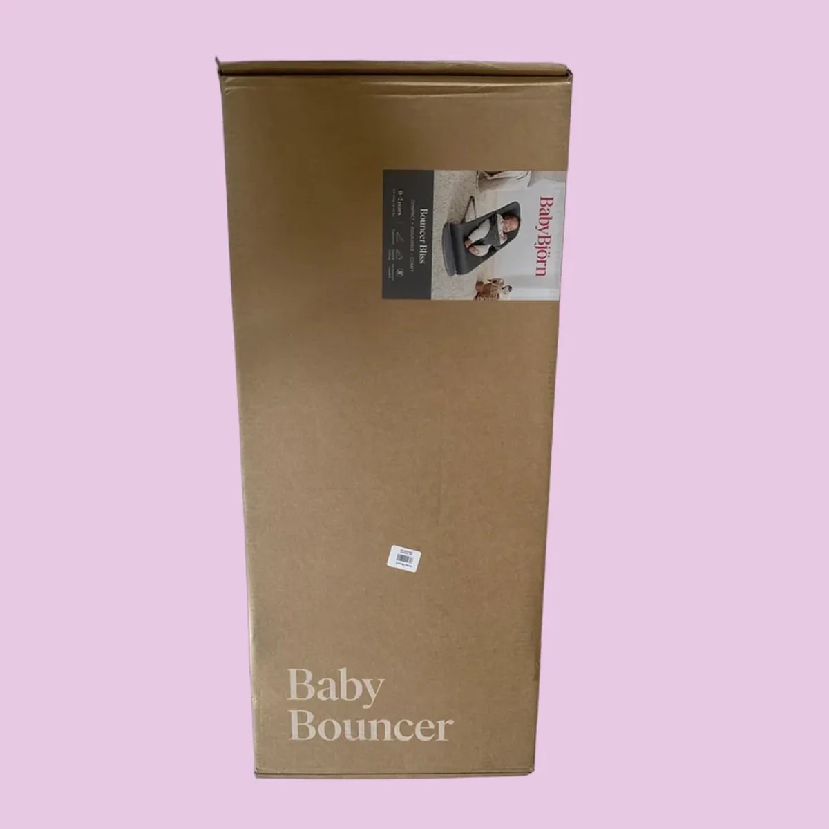 BabyBjörn Wipstoel Bliss - Geweven kroonblad quilt - Antraciet